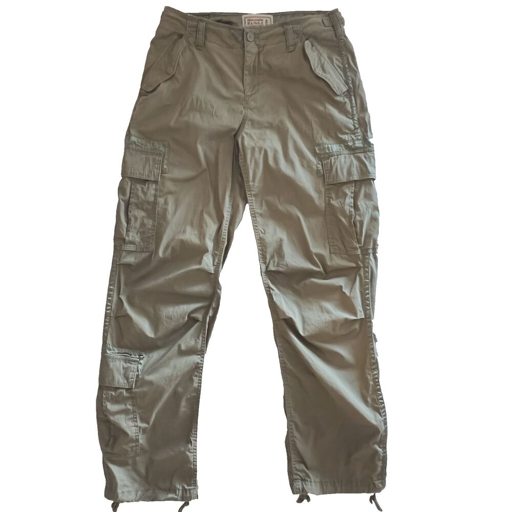Vintage Abercrombie & Fitch Womens 10L Cargo Paratrooper Pants Y2K